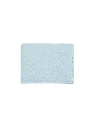 Valentino Garavani Women's Cherryfic Wallet in Grainy Calfskin - Porcelain Blue | Thumbnail 3