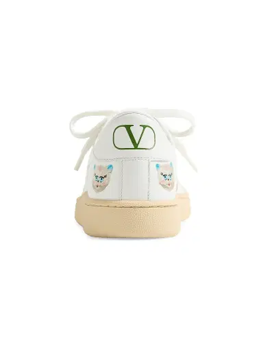 Valentino Garavani Women's Royco Sneakers in Nappa Calfskin Leather - White - Size 8.5 | Thumbnail 6