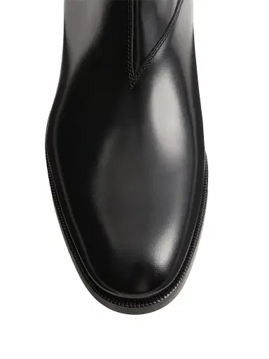 Valentino Garavani Men's Pas Des Dieux Ankle Boots in Calfskin - Black | Thumbnail 5