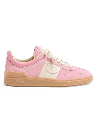 Valentino Garavani Women's Upvillage Crosta Sneakers - Candy Rose Glace - Size 5.5 | Thumbnail 1 Valentino Garavani Women's Upvillage Crosta Sneakers - Candy Rose Glace - Size 5.5 | Thumbnail 1