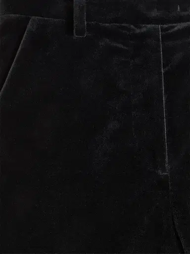 Valentino Garavani Women's Velvet Trousers - Black - Size 8 | Thumbnail 5