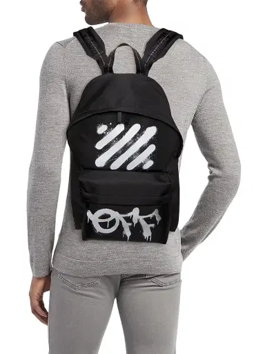 Off-White Men's Diag Spray Backpack | Thumbnail 2 Off-White Men's Diag Spray Backpack | Thumbnail 2