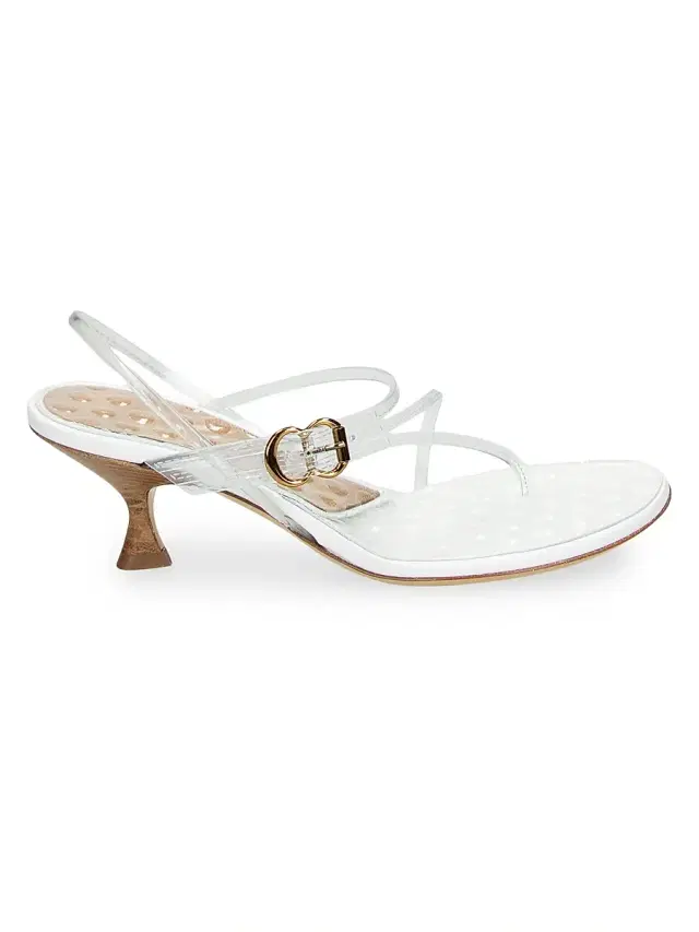 Herbert Levine Women's Starry-Eyed Jelly 55MM Strappy Sandals - Rubber Jelly Clear
