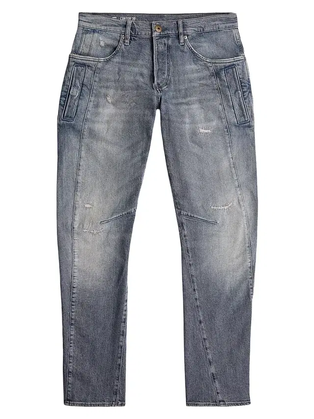 G-Star Men's Slim-Fit Tapered Jeans - Worn In Electric Blue