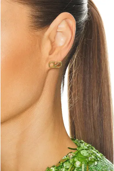 Valentino Garavani V Logo Signature Earrings | Thumbnail 2