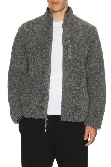 Beyond Yoga Boucle Fleece Men's Zip Jacket | Thumbnail 1