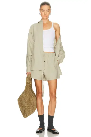 Fear of God ESSENTIALS Brushed Oxford Relaxed Shirt | Thumbnail 4
