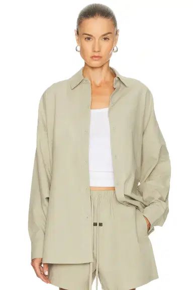 Fear of God ESSENTIALS Brushed Oxford Relaxed Shirt | Thumbnail 1