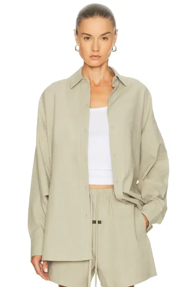 Brushed Oxford Relaxed Shirt