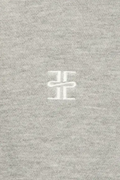 ÉTERNE Cropped V-Neck Sweatshirt | Thumbnail 5