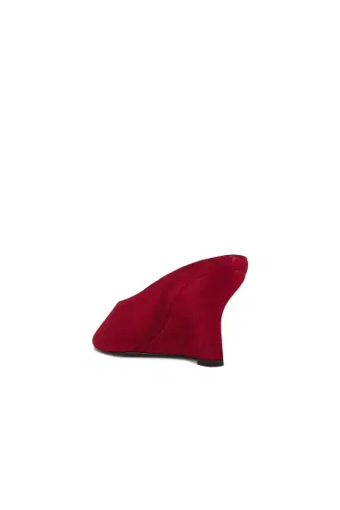 TOTEME Peep Toe Velvet Wedge | Thumbnail 3 TOTEME Peep Toe Velvet Wedge | Thumbnail 3