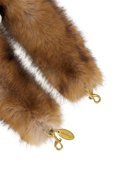 Balenciaga Faux Fur Bag Strap | Thumbnail 2