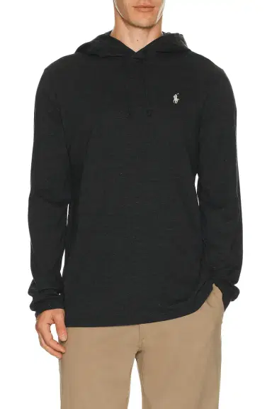 Polo Ralph Lauren Long Sleeve Hooded T-Shirt | Thumbnail 3