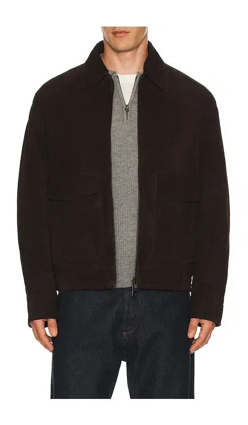 Theory Reece Aviator Bomber Jacket