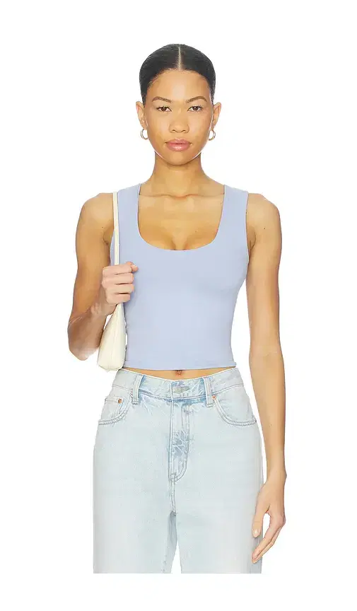 Free People x Intimately Clean Lines Muscle Cami In Dawn Breeze