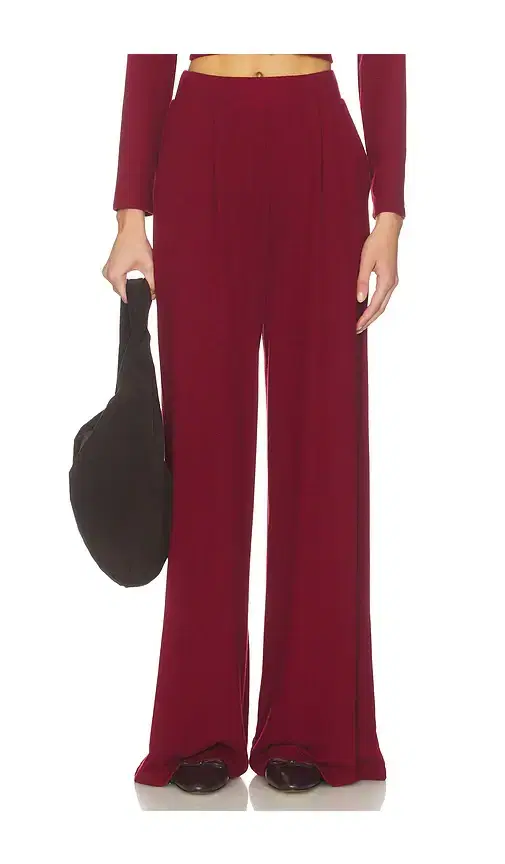 LESET Lauren Pleated Pocket Pant