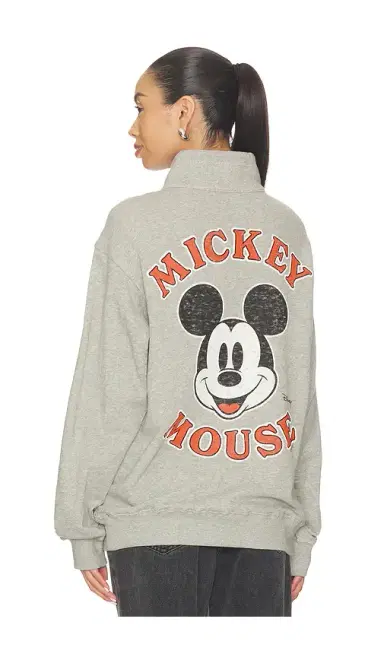 Junk Food Mickey Mouse Fleece Yoke Sweatshirt | Thumbnail 1