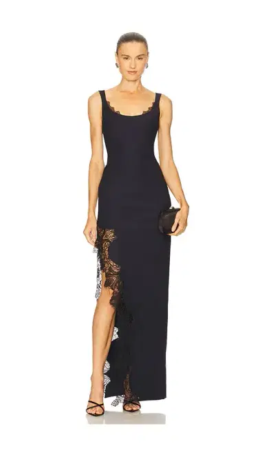 Ceren Ocak Lace Detailed Pencil Dress | Thumbnail 1