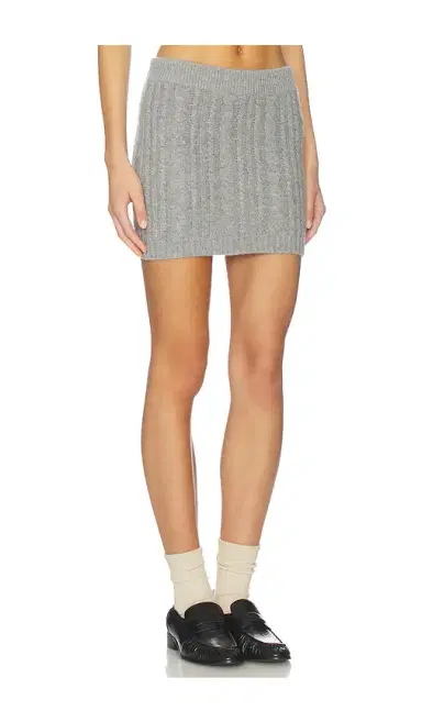 Aexae Cashmere Cable Mini Skirt | Thumbnail 2