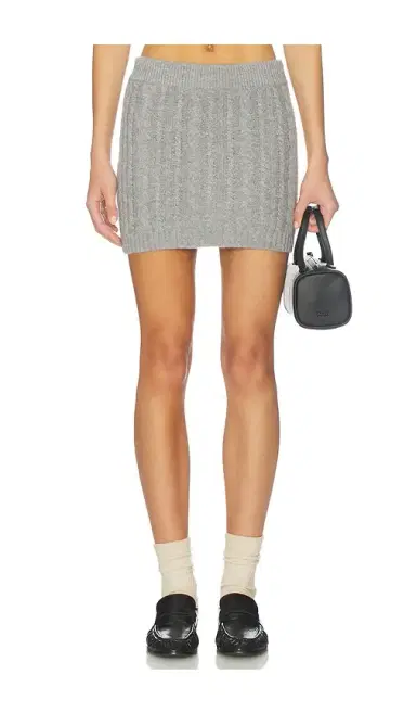 Aexae Cashmere Cable Mini Skirt | Thumbnail 1