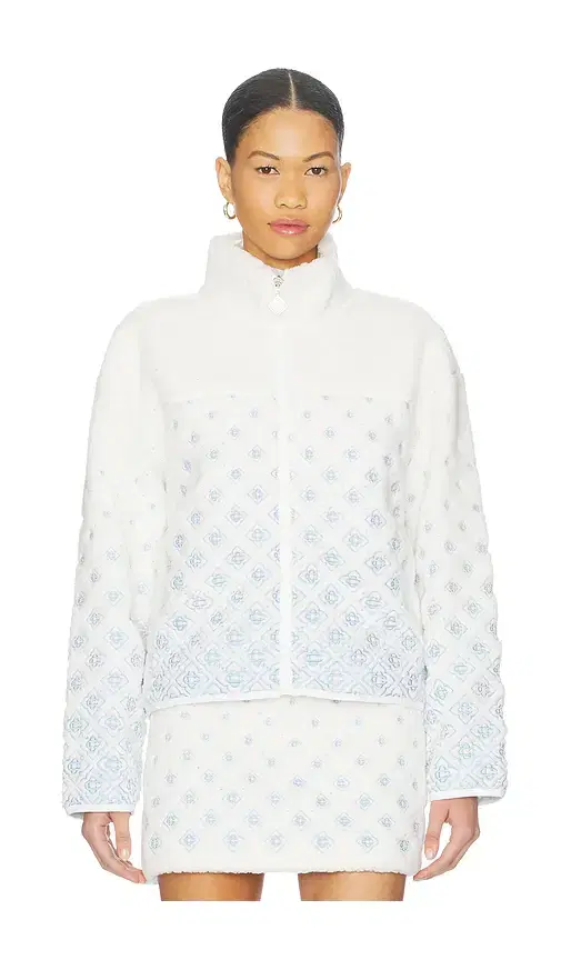 Casablanca Embroidered Fleece