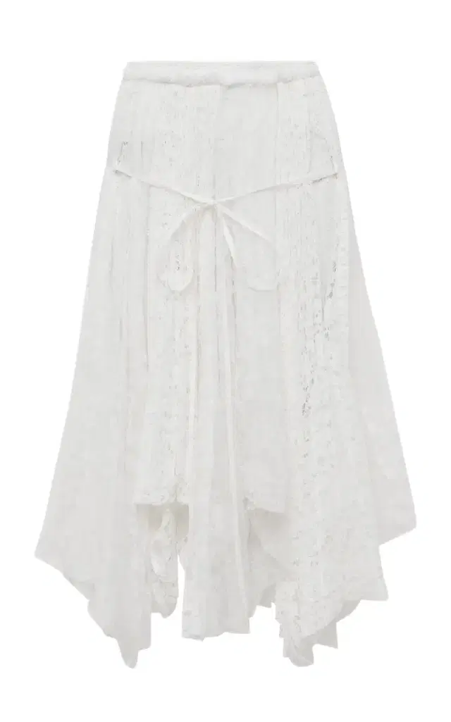 JW Anderson Mixed Lace Midi Drawstring Skirt