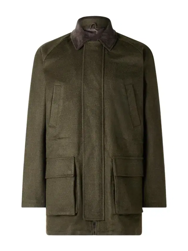 Game Corduroy-Trimmed Wool Jacket - Men