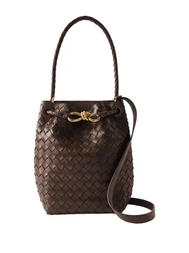 Bottega Veneta Andiamo Intrecciato Leather Bucket Bag | Thumbnail 1 Bottega Veneta Andiamo Intrecciato Leather Bucket Bag | Thumbnail 1
