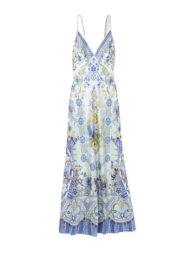 Camilla Crystal-embellished Floral-print Silk-satin Maxi Dress | Thumbnail 1