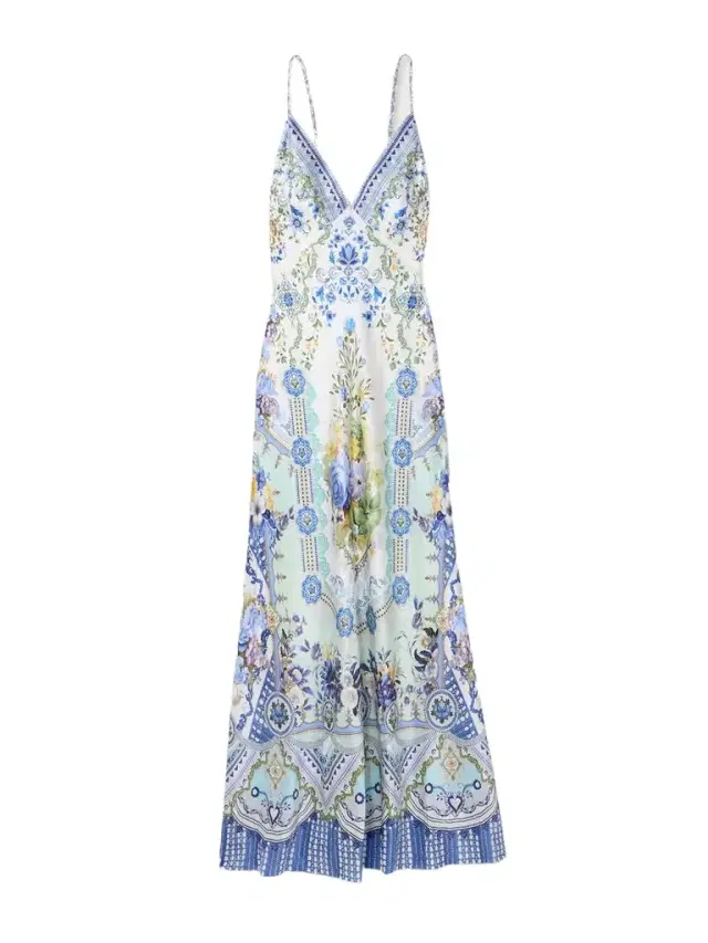 Crystal-embellished Floral-print Silk-satin Maxi Dress