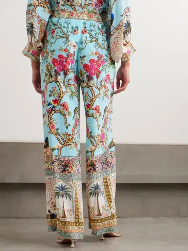 Camilla Printed Silk-satin Wide-leg Pants | Thumbnail 3
