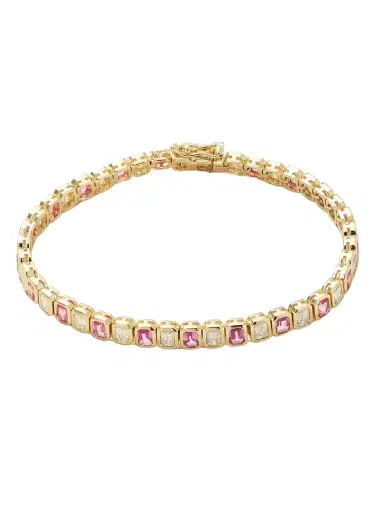 Anita Ko 18-karat Gold, Sapphire And Diamond Tennis Bracelet | Thumbnail 1 Anita Ko 18-karat Gold, Sapphire And Diamond Tennis Bracelet | Thumbnail 1