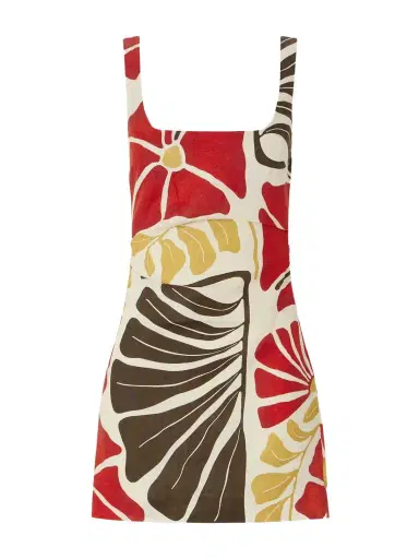 SIR. Julietta Floral-print Linen Mini Dress | Thumbnail 1 SIR. Julietta Floral-print Linen Mini Dress | Thumbnail 1