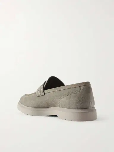 Brunello Cucinelli Embellished Suede Loafers | Thumbnail 3 Brunello Cucinelli Embellished Suede Loafers | Thumbnail 3
