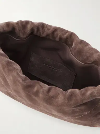 Brunello Cucinelli Bead-embellished Suede Shoulder Bag | Thumbnail 6 Brunello Cucinelli Bead-embellished Suede Shoulder Bag | Thumbnail 6
