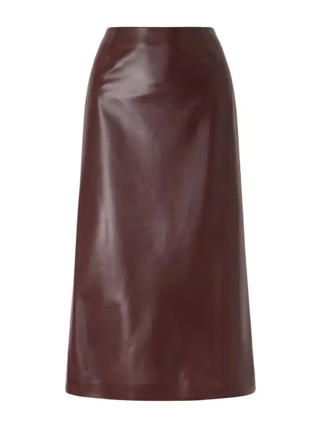 Gisele Paneled Leather Midi Skirt
