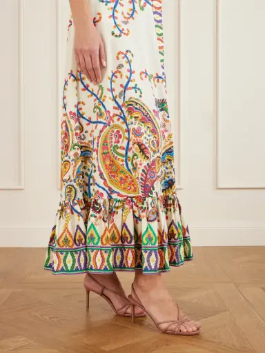 Aquazzura Talk To Me 75 Metallic Leather Slingback Sandals | Thumbnail 2