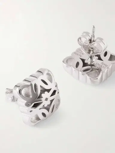 Loewe Bombe Anagram Silver Earrings | Thumbnail 3