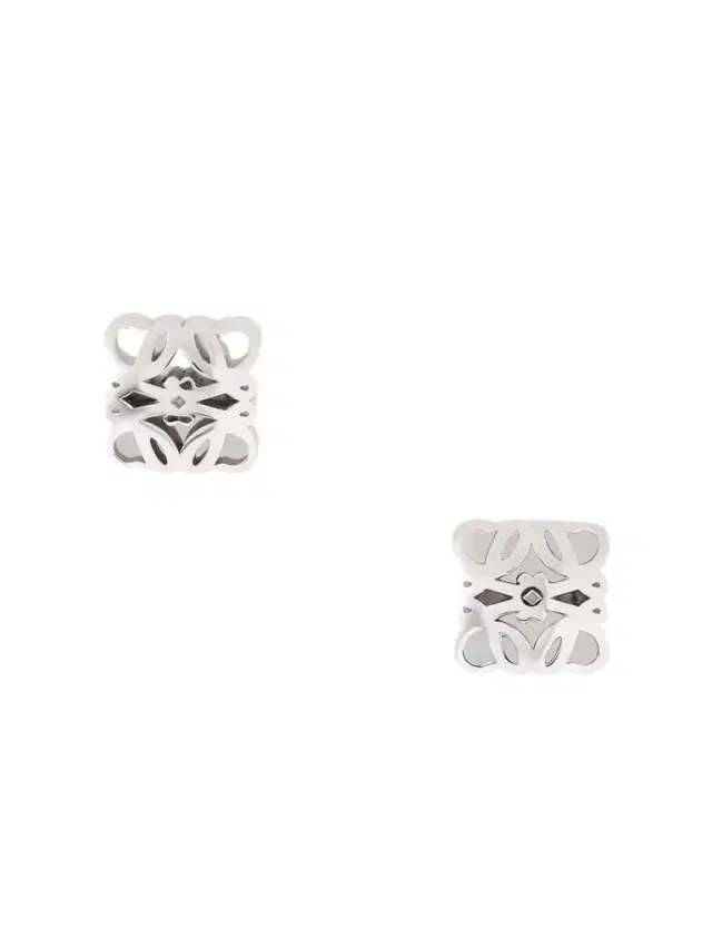 Loewe Bombe Anagram Silver Earrings