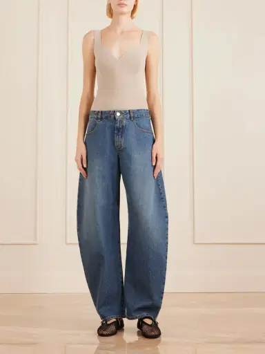 Alaïa Ribbed Jersey Bodysuit | Thumbnail 2