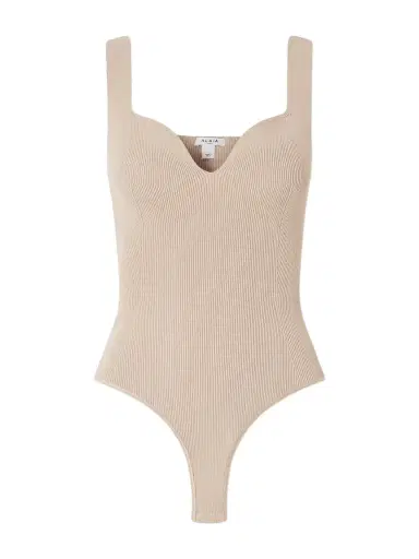Alaïa Ribbed Jersey Bodysuit | Thumbnail 1