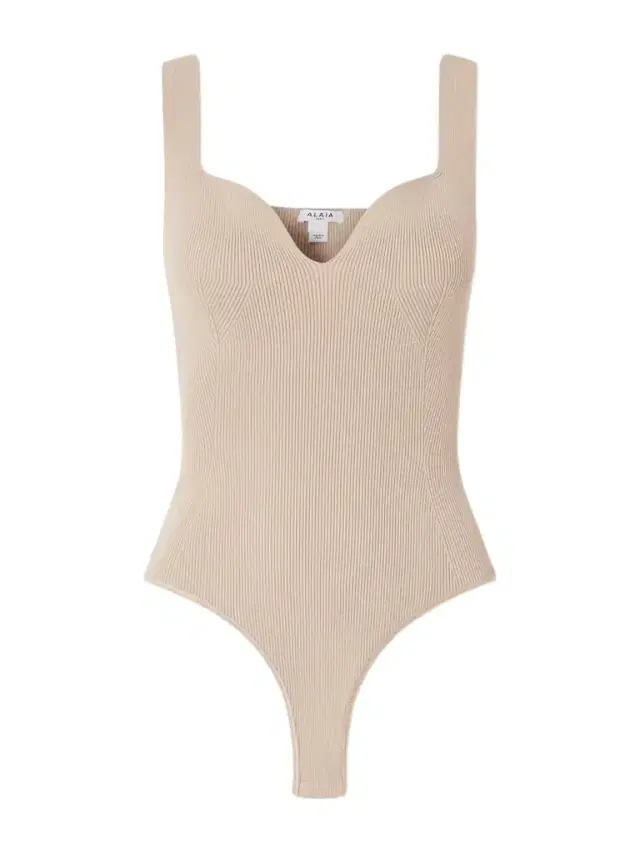 Alaïa Ribbed Jersey Bodysuit