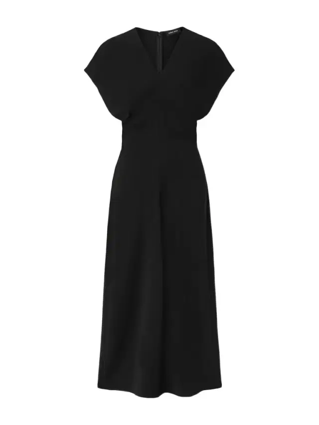 Zadig Gathered Crepe Midi Dress