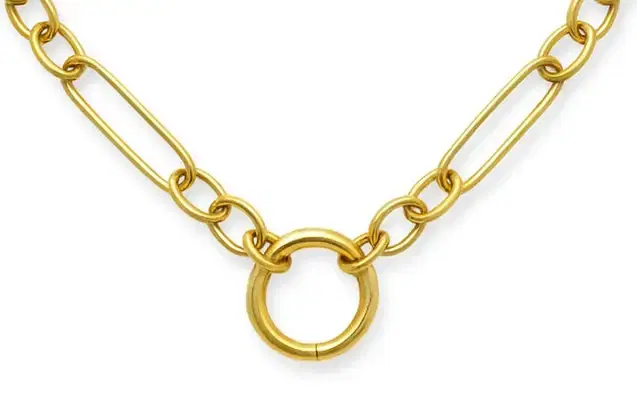 14K Gold Multi Link Chain Necklace
