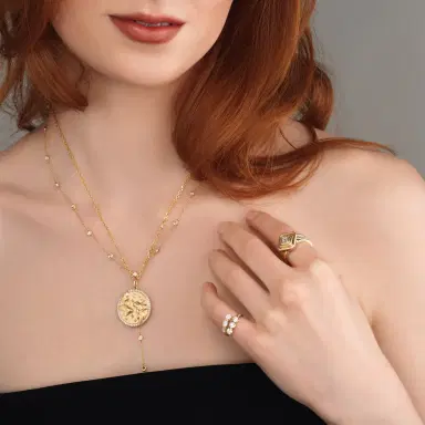 Stephanie Gottlieb Gemini Token Zodiac Necklace | Thumbnail 2