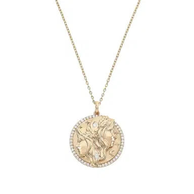 Stephanie Gottlieb Gemini Token Zodiac Necklace | Thumbnail 1