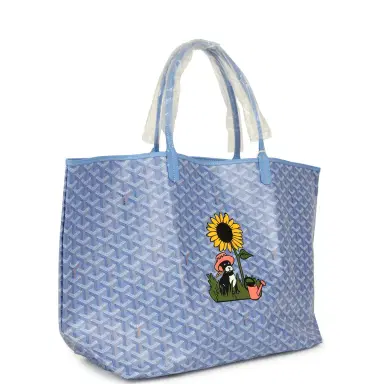goyard Goyard Goyardine Iris St. Louis GM Tote Bag Palladium Hardware | Thumbnail 2