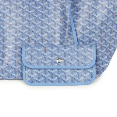 goyard Goyard Goyardine Iris St. Louis GM Tote Bag Palladium Hardware | Thumbnail 7