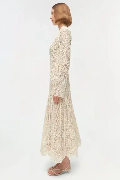 Simkhai Florence Embroidered Midi Dress | Thumbnail 6 Simkhai Florence Embroidered Midi Dress | Thumbnail 6