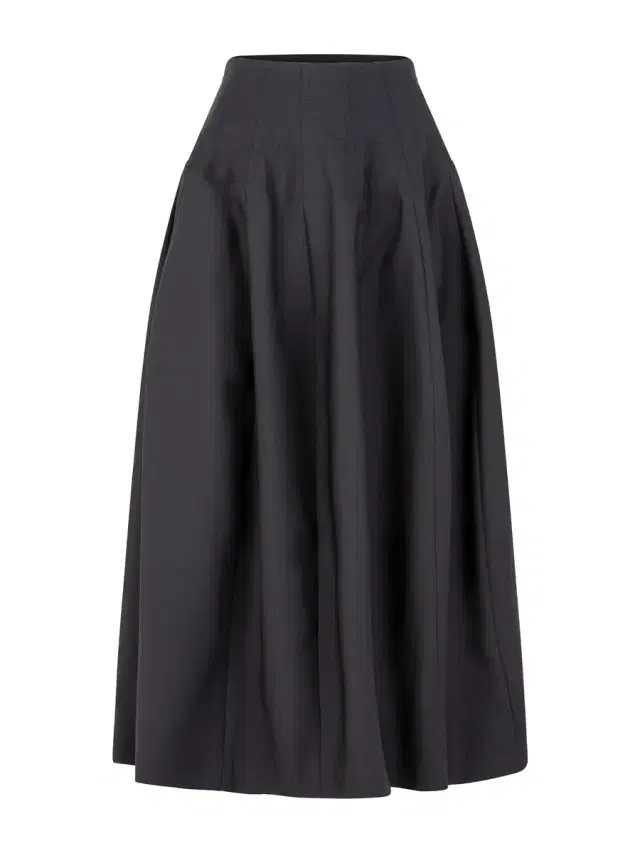 Estefania Silk Wool Skirt